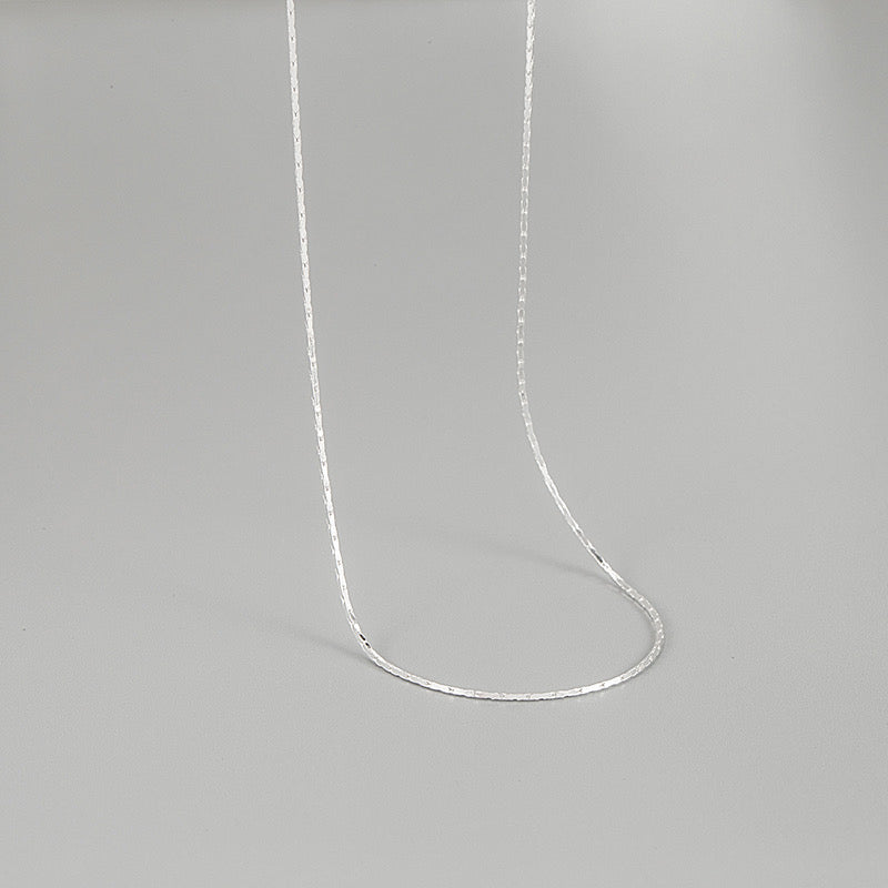 Classic 925 Sterling Silver Twisted Rope Chain Necklace