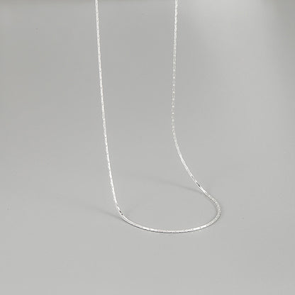 Classic 925 Sterling Silver Twisted Rope Chain Necklace