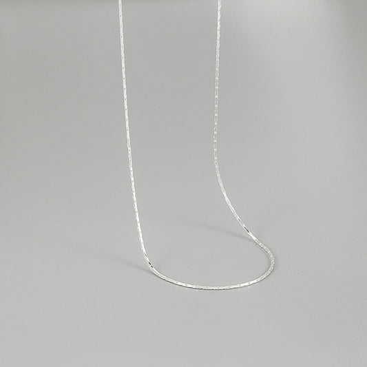 Classic 925 Sterling Silver Twisted Rope Chain Necklace